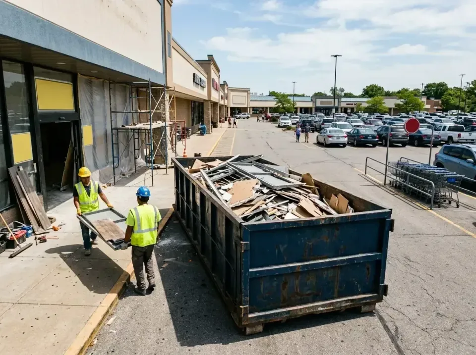 retail-store-renovation-debris-003 — frequently asked questions, Roll-off Dumpster Rentals in Rainbow City, AL
